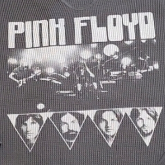 PINK Victoria's secret's  waffle long sleeve Pink Floyd shirt Size L - Picture 3 of 7